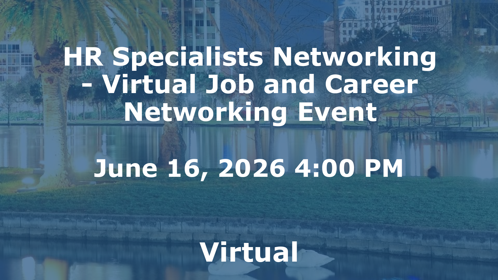 HR Specialists Networking - Virtual Job and Career Networking Event event image